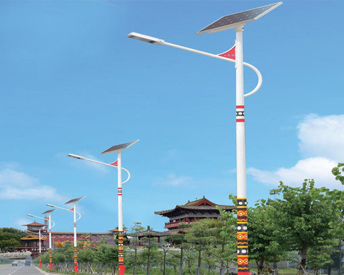 精河民族特色路灯